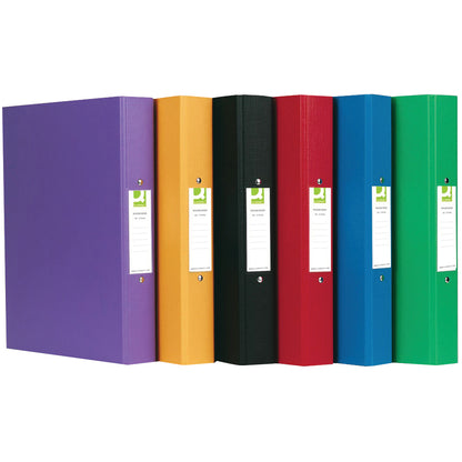 Q-Connect 25mm 2 Ring Binder Polypropylene A4 Assorted (Pack of 10) KF71446
