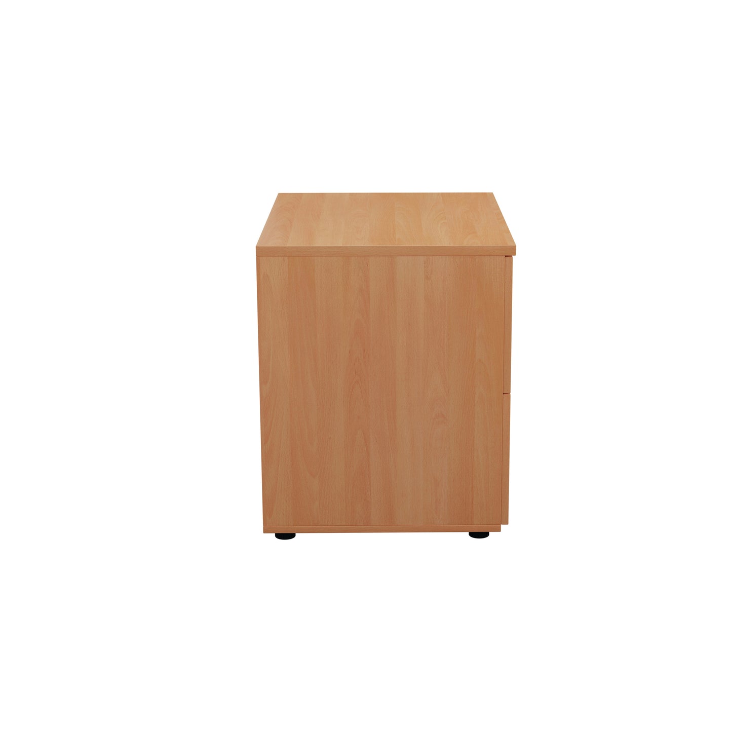 Jemini 2 Drawer Desk Side Filing Cabinet 800x600x730mm Beech KF71528