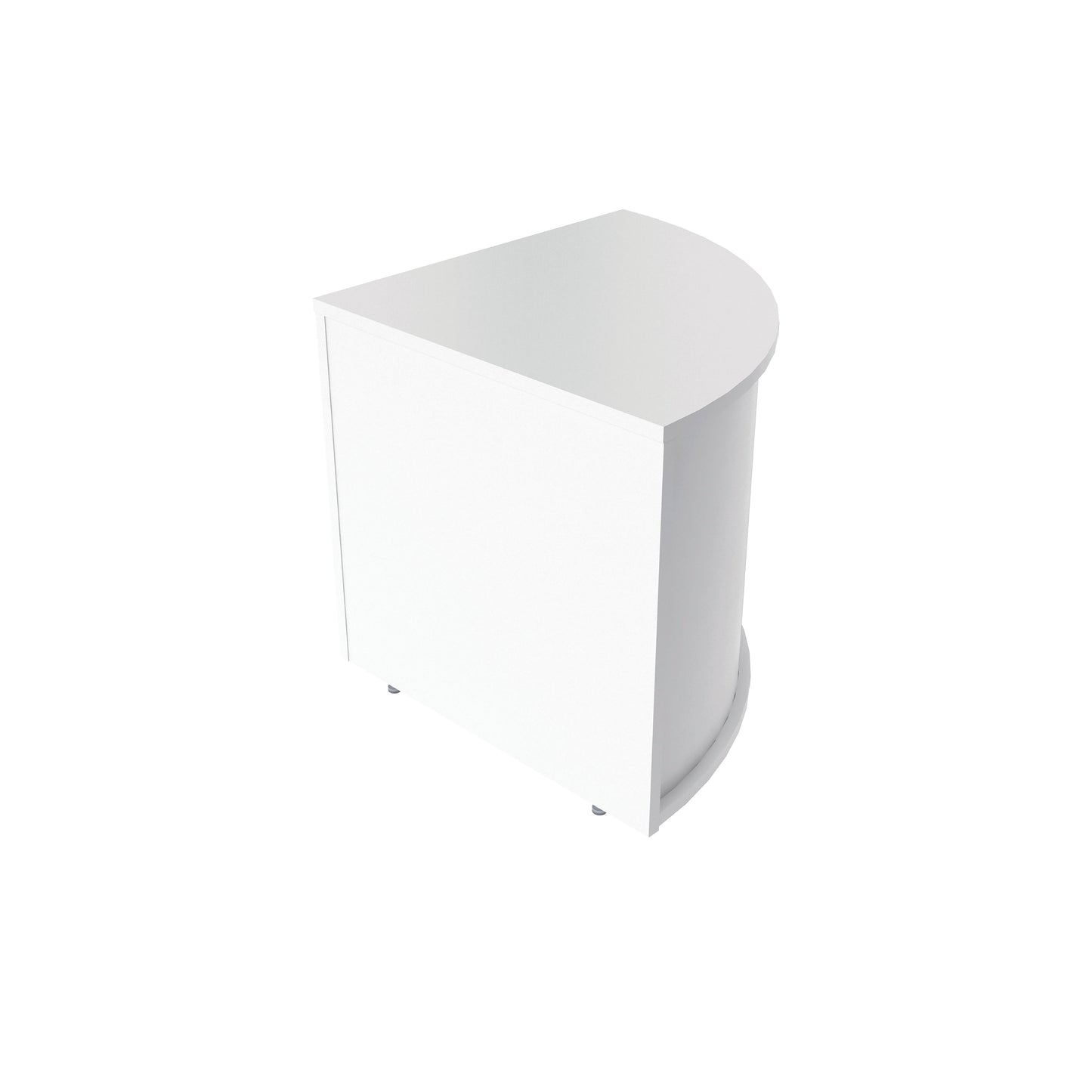 Jemini Reception Modular Corner Desk Unit 800x800x740mm White KF71552
