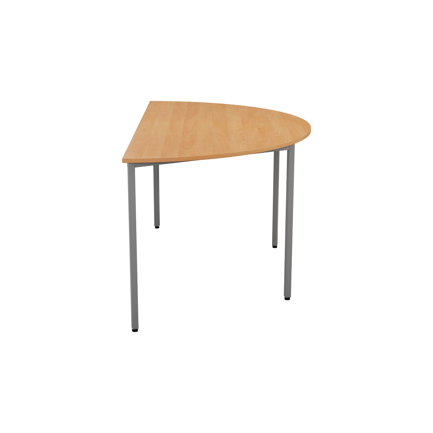 Jemini Semi Circular Multipurpose Table 1600x800x730mm Beech KF71589