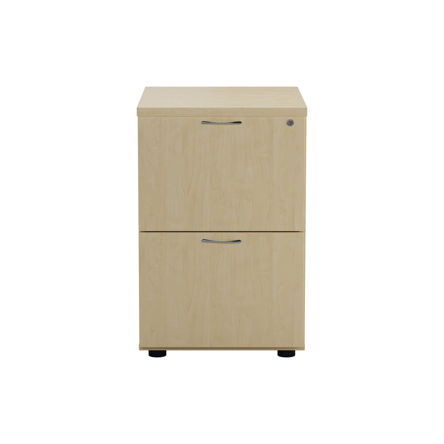 Jemini 2 Drawer Filing Cabinet 464x600x710mm Maple KF71957