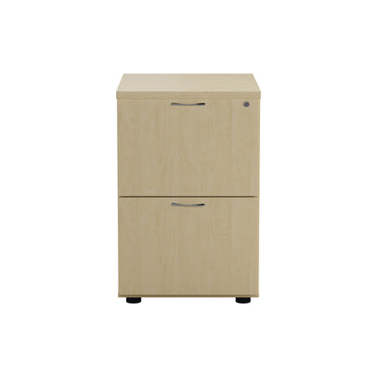 Jemini 2 Drawer Filing Cabinet 464x600x710mm Maple KF71957