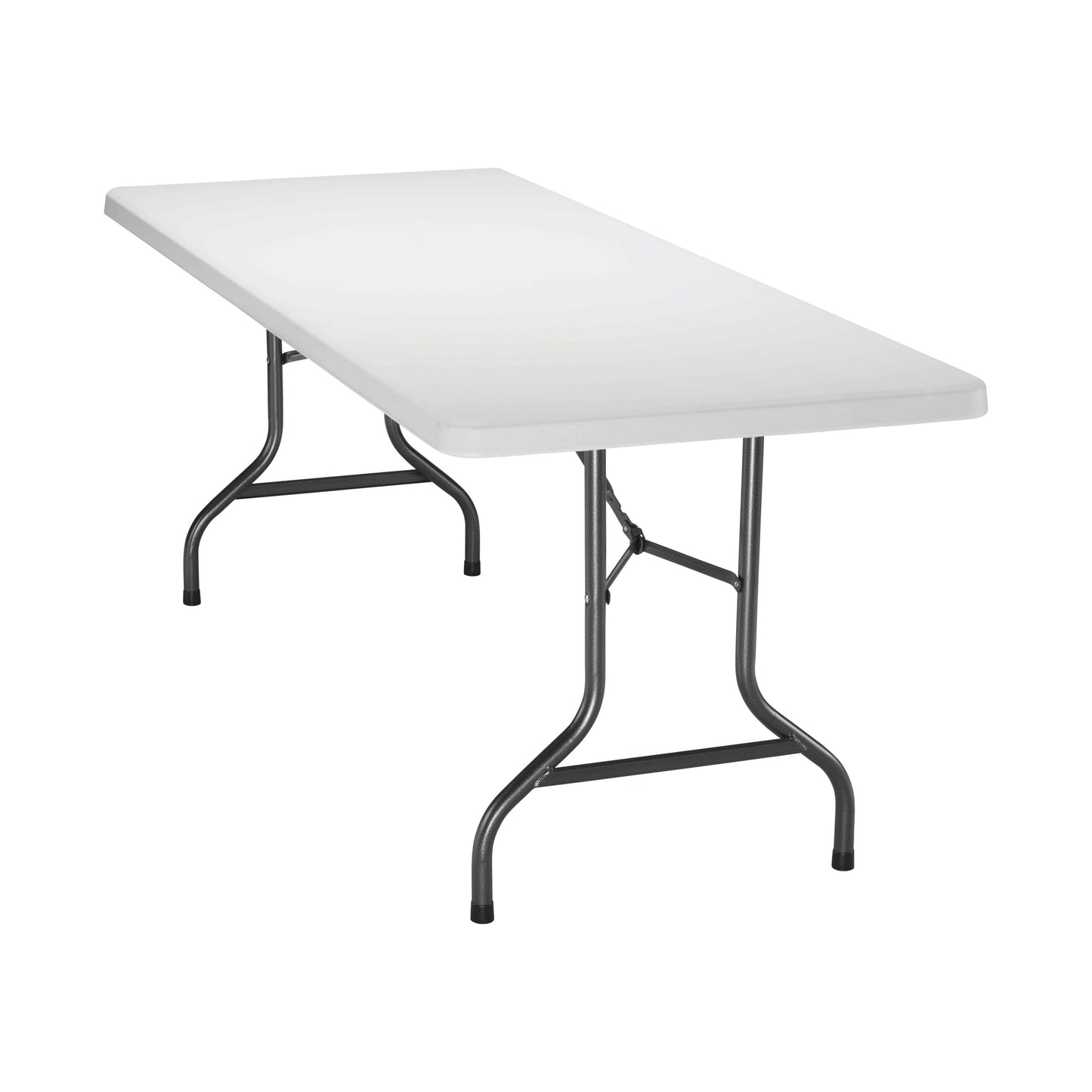 Jemini Rectangular Folding Table 1830x760x740mm White KF72330