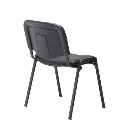 Jemini Ultra Multipurpose Stacking Chair Polyurethane Black KF72903