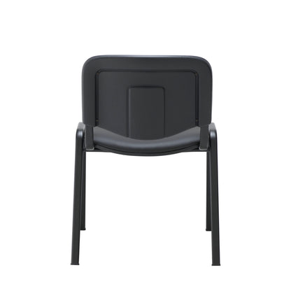 Jemini Ultra Multipurpose Stacking Chair Polyurethane Black KF72903