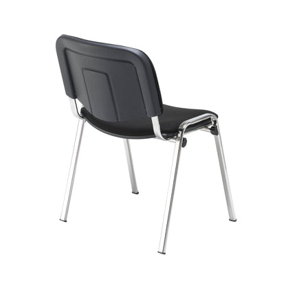 Jemini Ultra Multipurpose Stacking Chair Black/Chrome KF72904