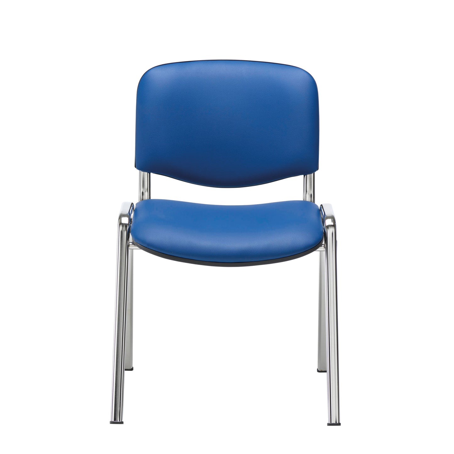 Jemini Ultra Multipurpose Stacking Chair Polyurethane Blue/Chrome KF72906