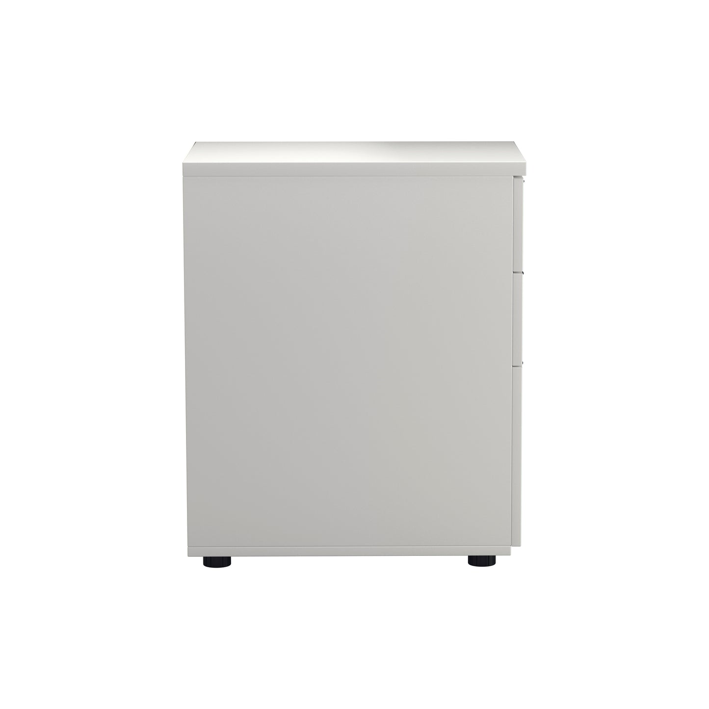 Jemini 3 Drawer Desk High Pedestal 404x600x730mm White KF74149