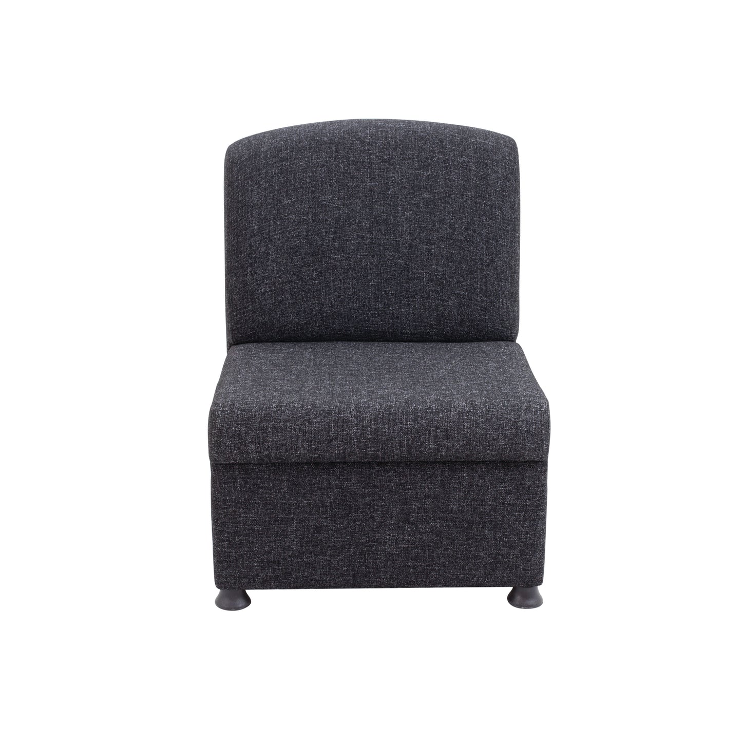 Arista Modular Reception Chair 610x670x830mm Charcoal KF74203