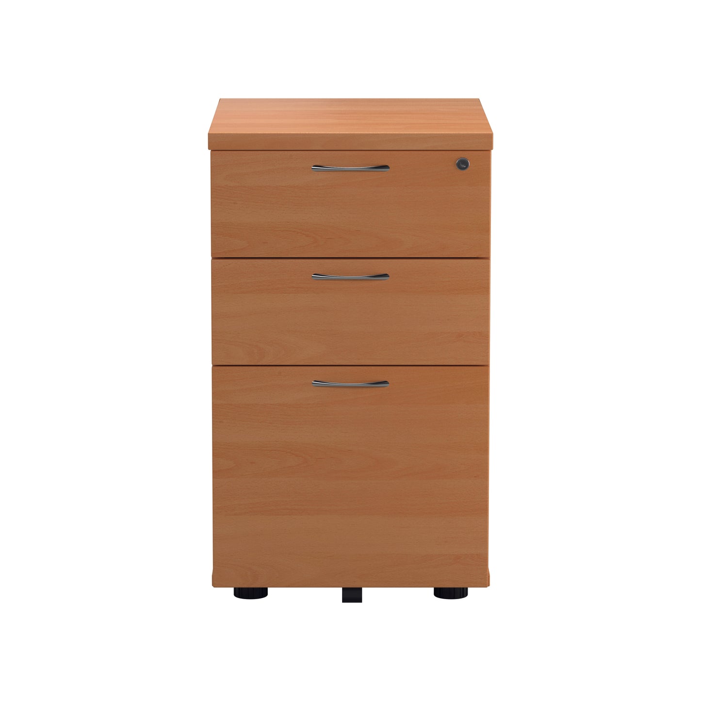 3 Drawer Under Desk Pedestal V2 Beech KF74488