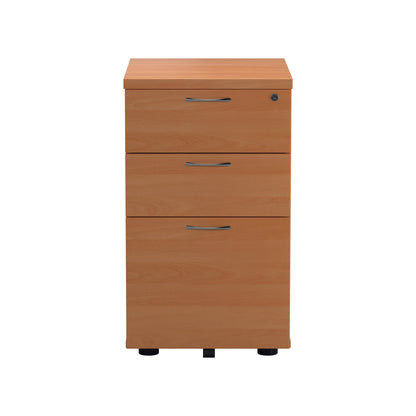 3 Drawer Under Desk Pedestal V2 Beech KF74488