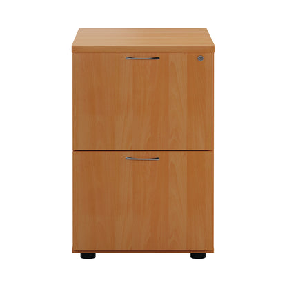 First 2 Drawer Filing Cabinet 464x600x710mm Beech KF74515