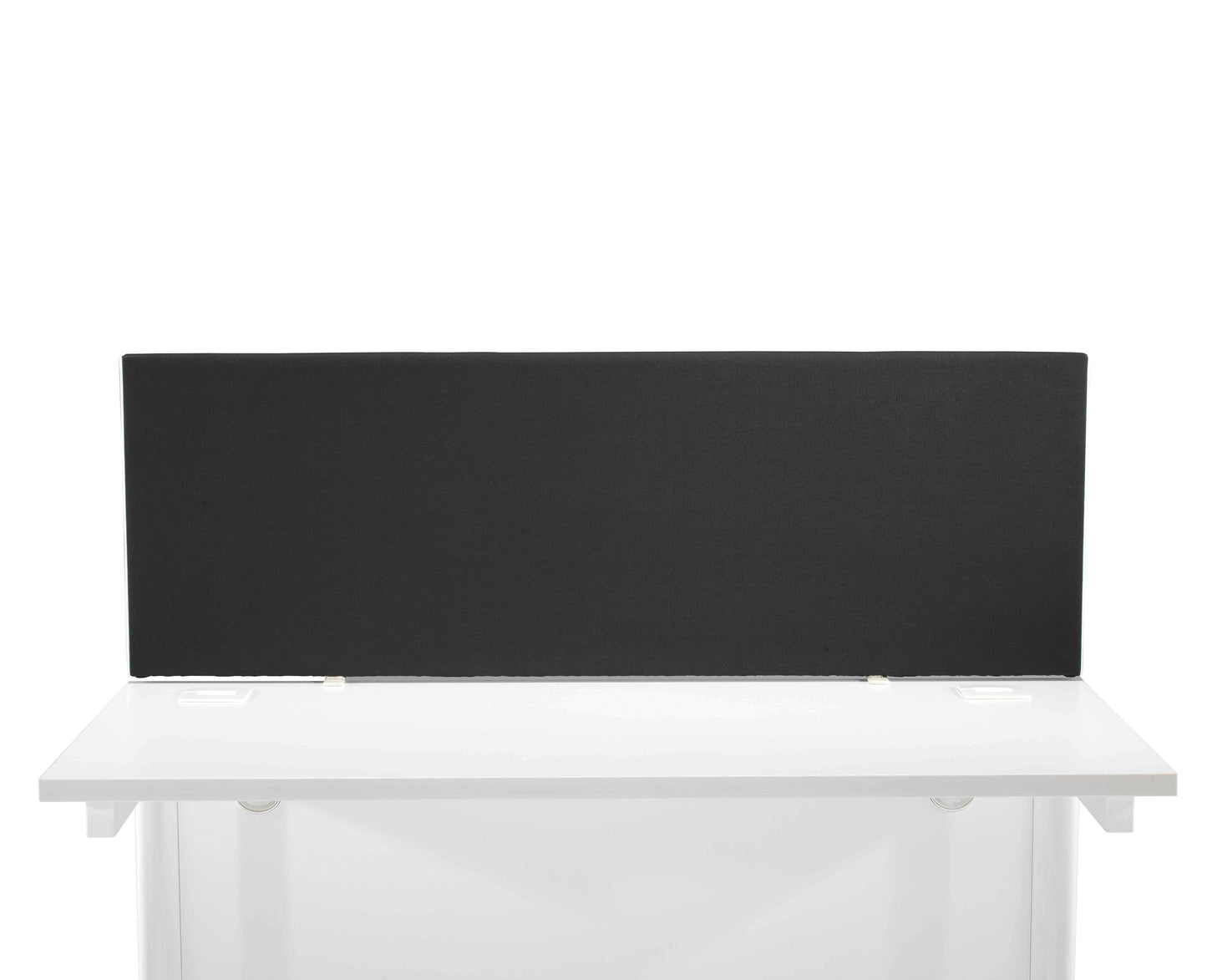 First Desk Mounted Screen 1200x25x400mm Special Black KF74837