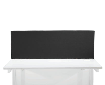 First Desk Mounted Screen 1200x25x400mm Special Black KF74837