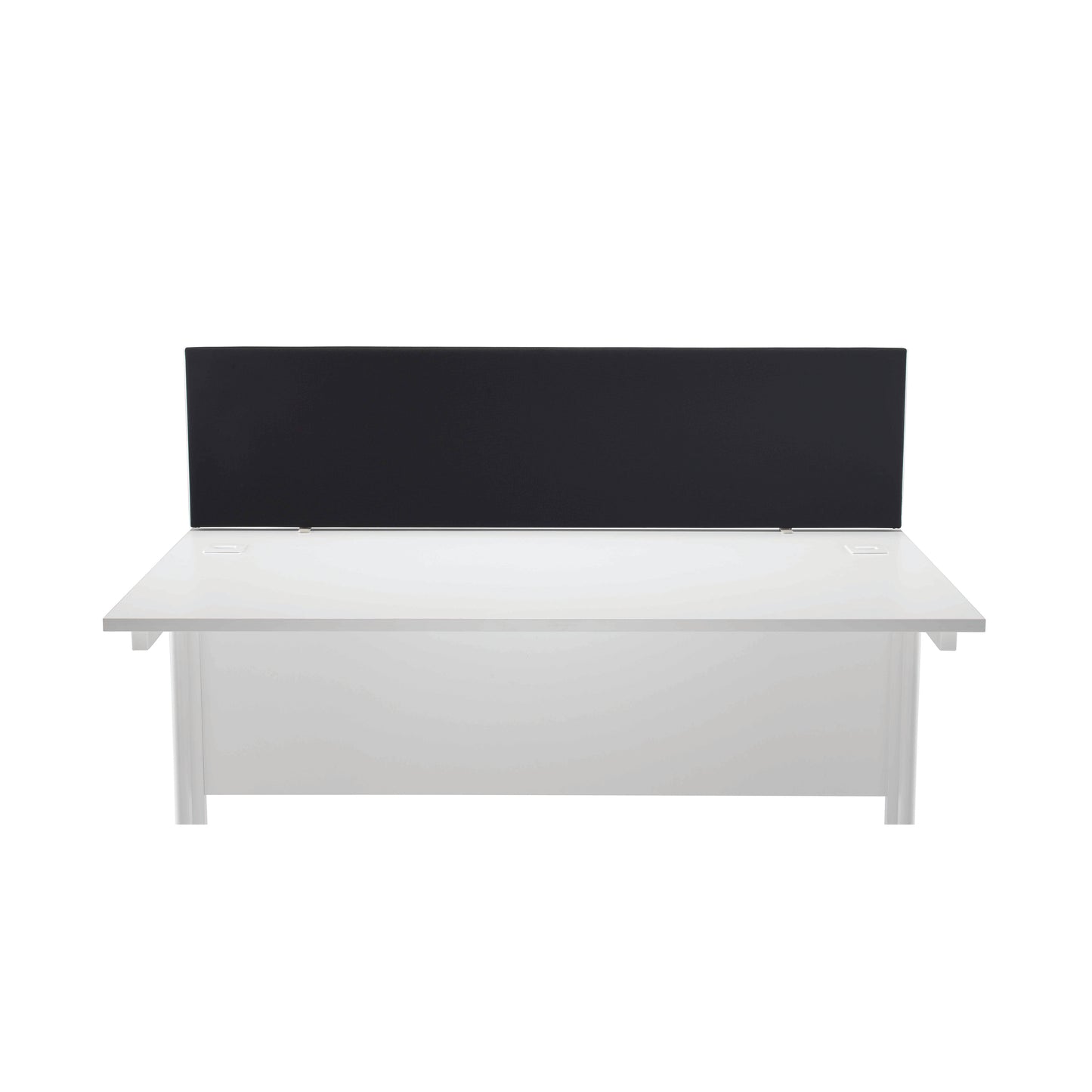 First Desk Mounted Screen 1600x25x400mm Special Black KF74841