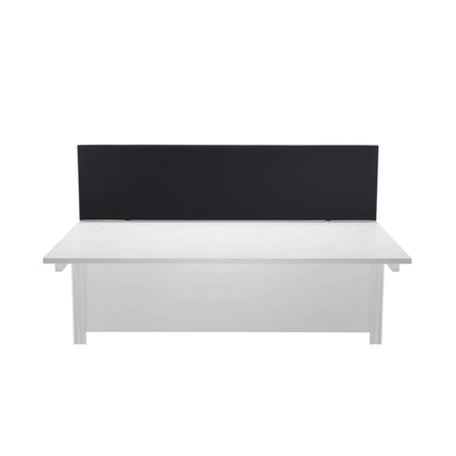 First Desk Mounted Screen 1600x25x400mm Special Black KF74841