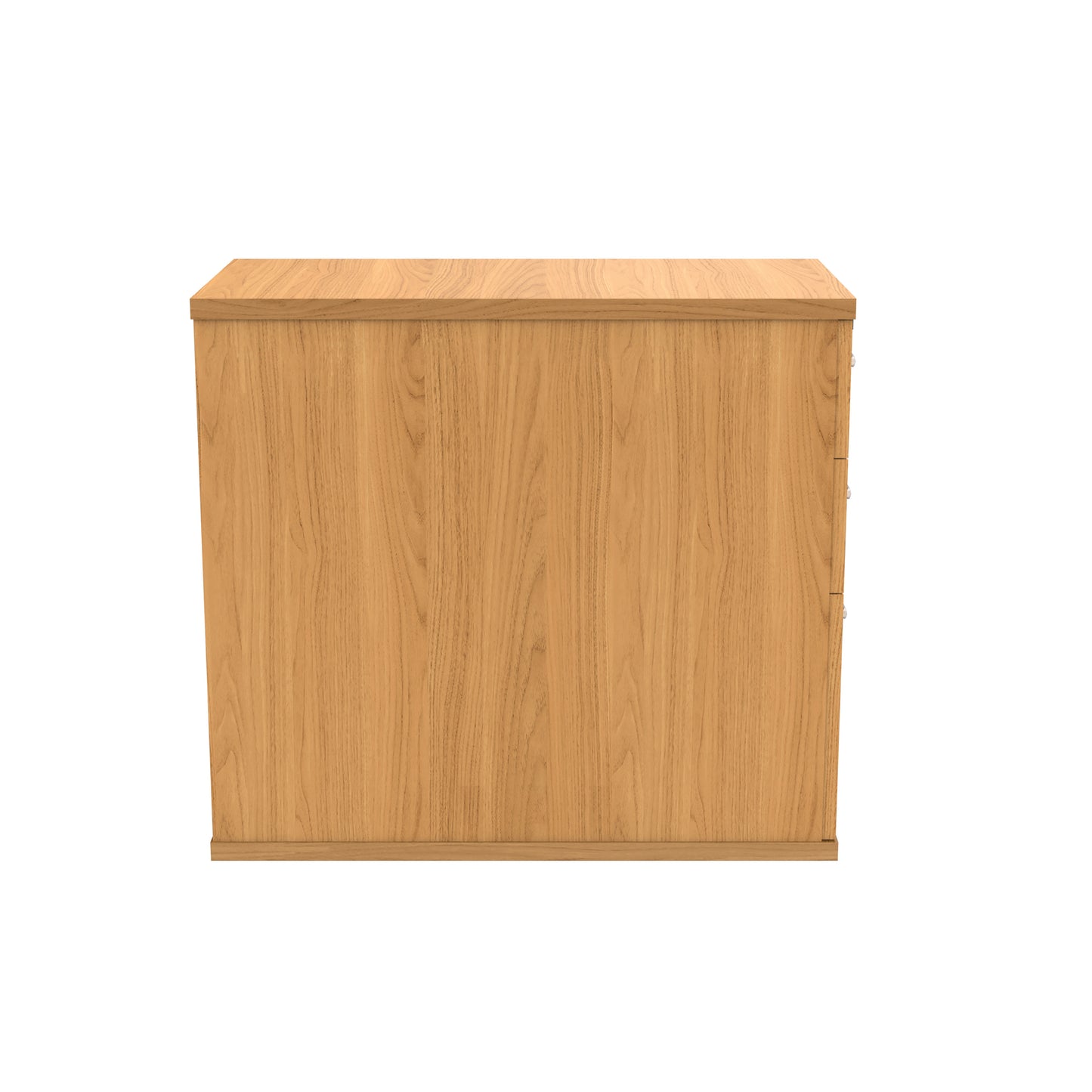 Astin 3 Drawer Desk High Pedestal Lockable 480x880x745mm Norwegian Beech KF77718