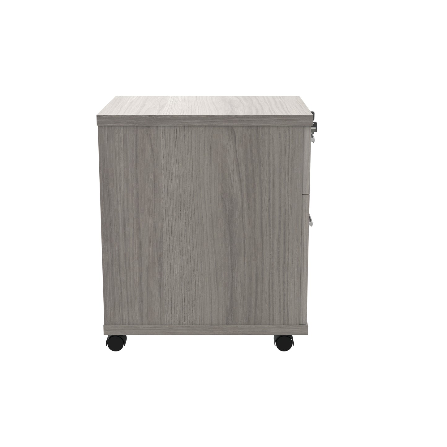 Astin 2 Drawer Mobile Under Desk Pedestal 400x500x590mm Alaskan Grey Oak KF77728