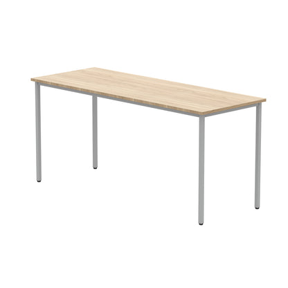 Astin Rectangular Multipurpose Table 1660x600x730mm Canadian Oak/Silver KF77737