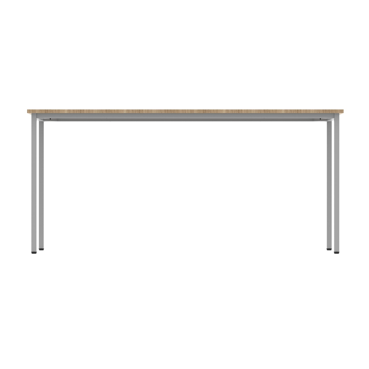 Astin Rectangular Multipurpose Table 1660x600x730mm Canadian Oak/Silver KF77737