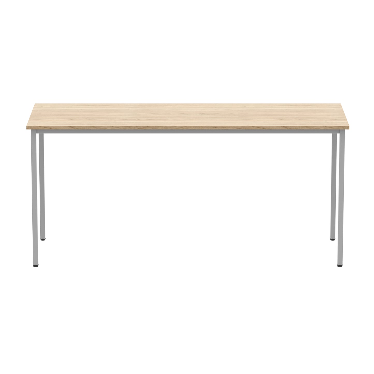 Astin Rectangular Multipurpose Table 1660x600x730mm Canadian Oak/Silver KF77737