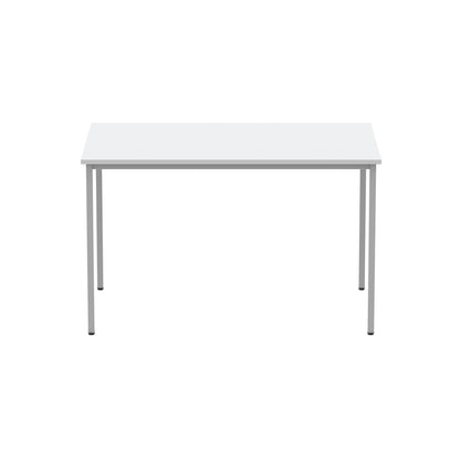 Astin Rectangular Multipurpose Table 1200x800x730mmArctic White/Silver KF77742