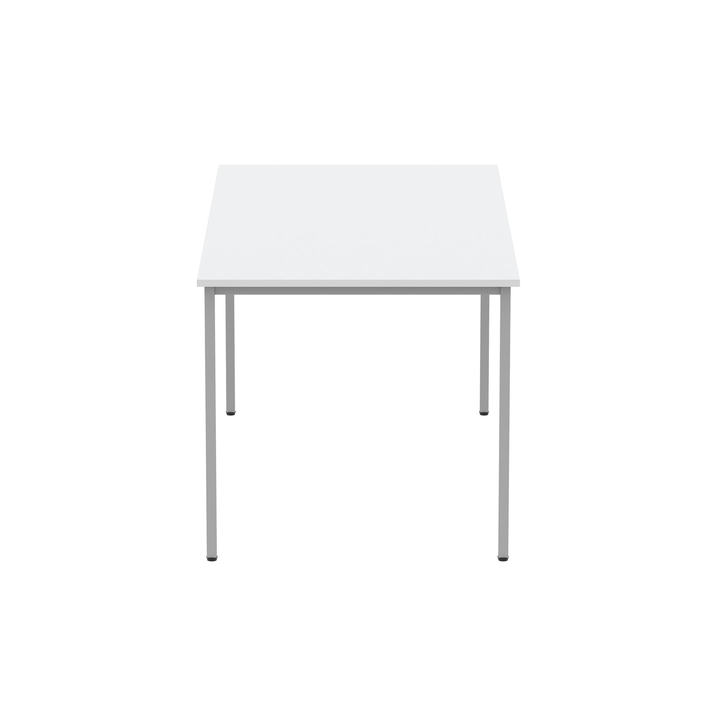 Astin Rectangular Multipurpose Table 1600x800x730mm Arctic White/Silver KF77743