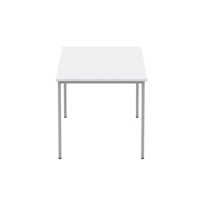 Astin Rectangular Multipurpose Table 1600x800x730mm Arctic White/Silver KF77743