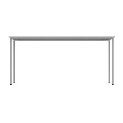 Astin Rectangular Multipurpose Table 1600x800x730mm Arctic White/Silver KF77743