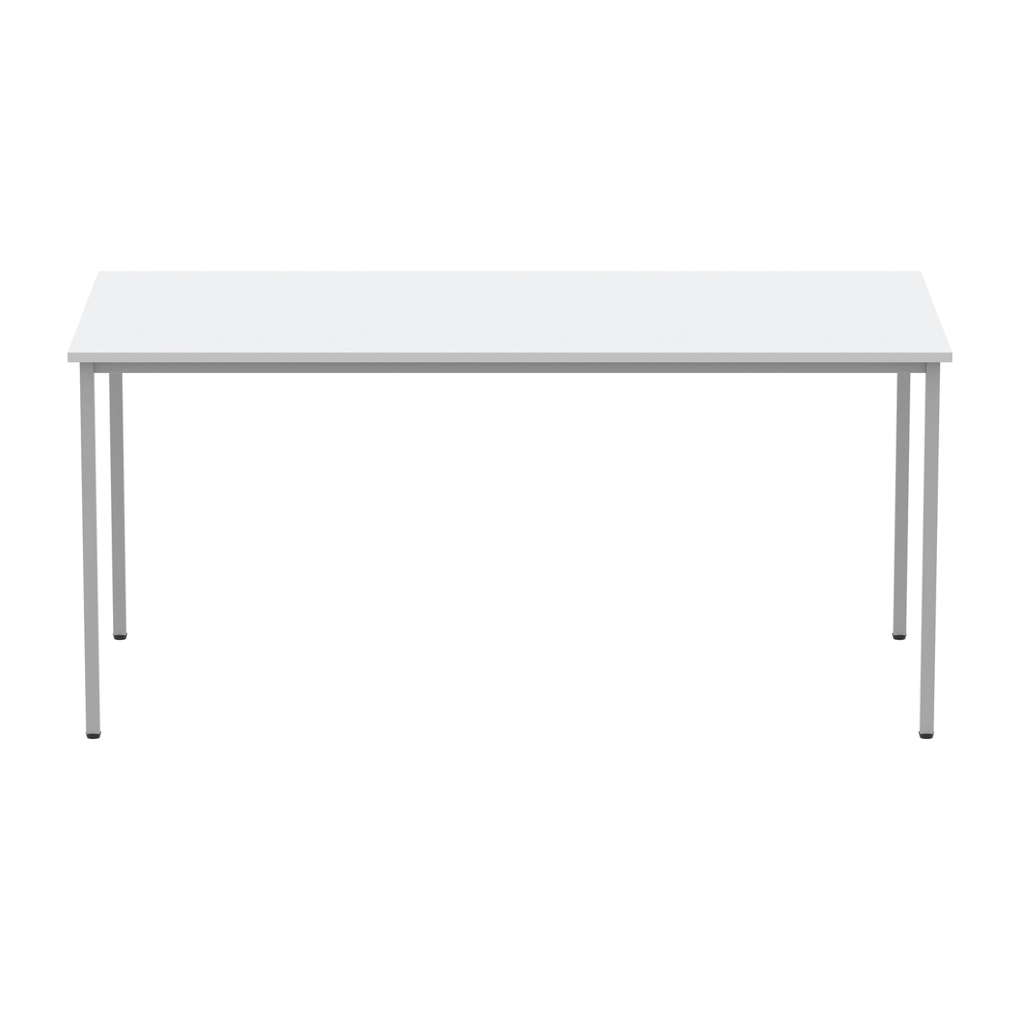 Astin Rectangular Multipurpose Table 1600x800x730mm Arctic White/Silver KF77743