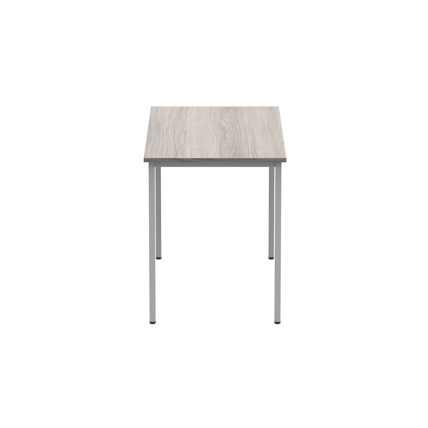 Astin Rectangular Multipurpose Table 1200x600x730mm Alaskan Grey Oak/Silver KF77744