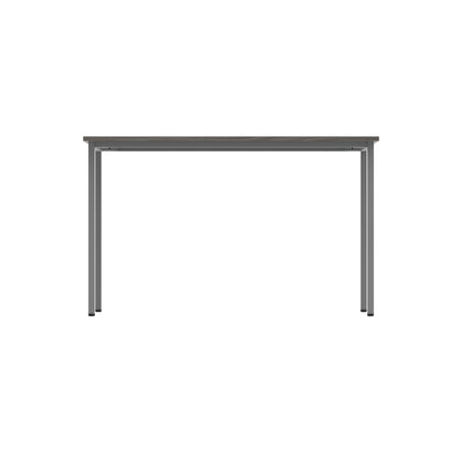 Astin Rectangular Multipurpose Table 1200x600x730mm Alaskan Grey Oak/Silver KF77744