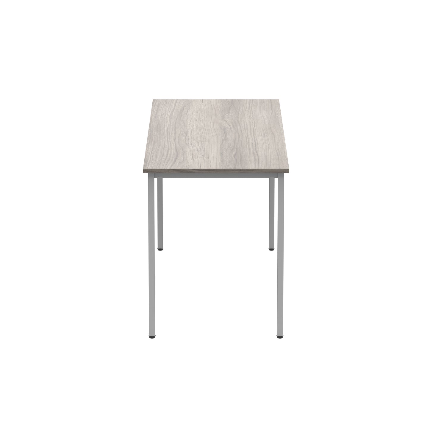 Astin Rectangular Multipurpose Table 1600x600x730mm Alaskan Grey Oak/Silver KF77745