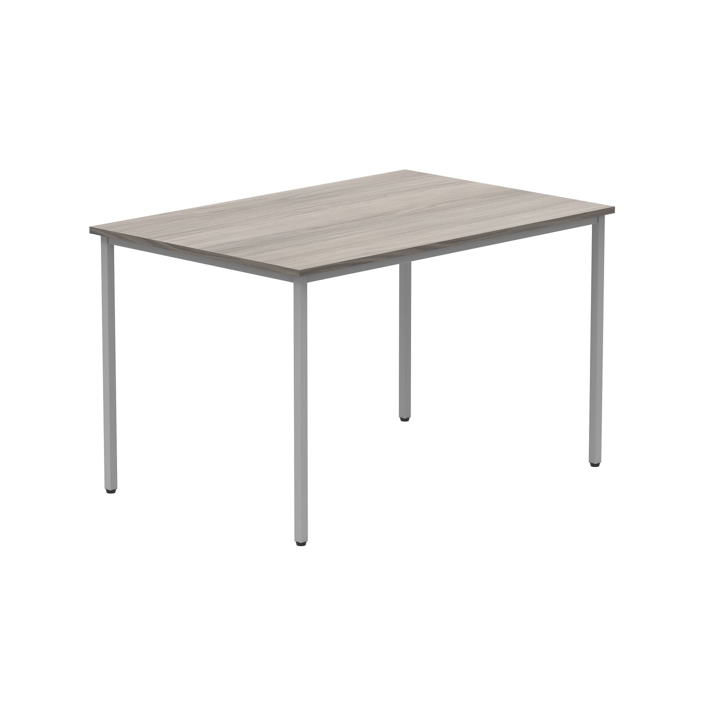 Astin Rectangular Multipurpose Table 1200x800x730mm Alaskan Grey Oak/Silver KF77746