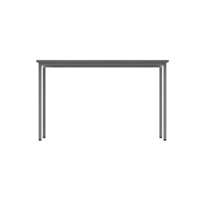 Astin Rectangular Multipurpose Table 1200x800x730mm Alaskan Grey Oak/Silver KF77746