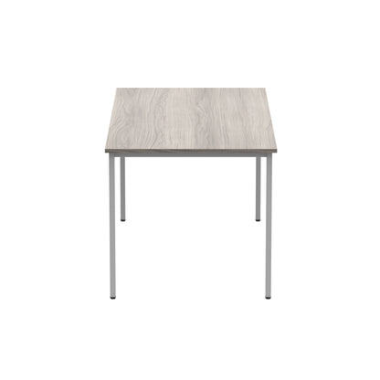 Astin Rectangular Multipurpose Table 1600x800x730mm Alaskan Grey Oak/Silver KF77747