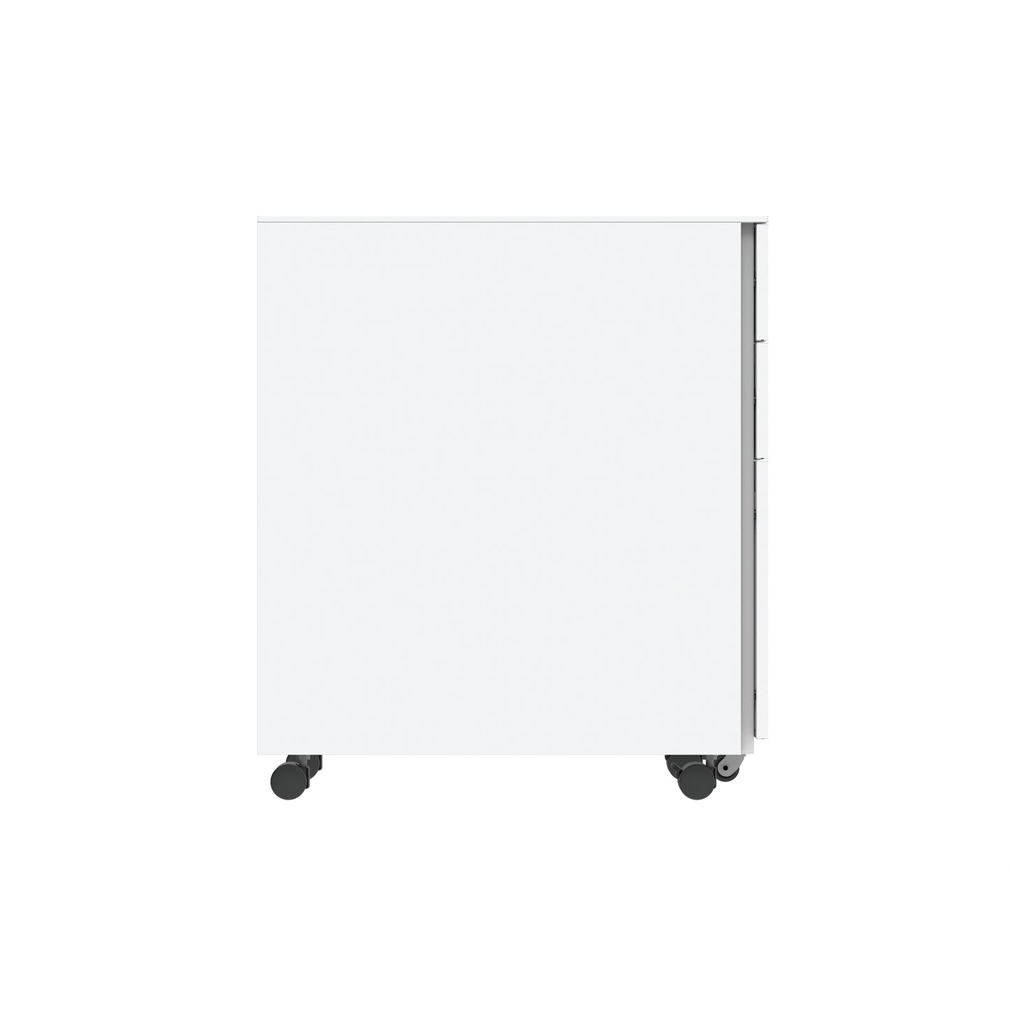 Astin 3 Drawer Mobile Under Desk Pedestal 480x580x610mm Arctic White KF77749