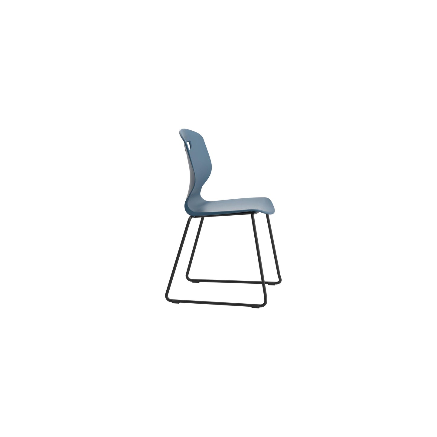 Titan Arc Skid Base Chair Size 5 Steel Blue KF77809