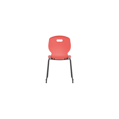 Titan Arc Skid Base Chair Size 6 Coral KF77811