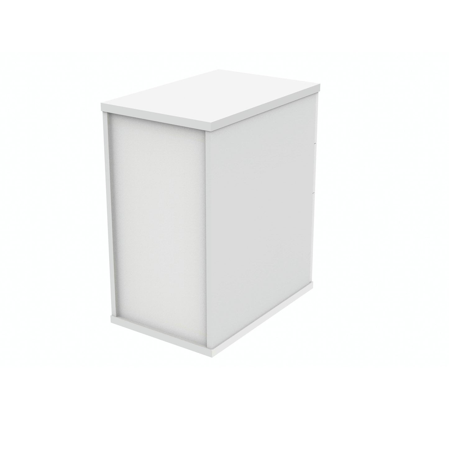 Polaris 3 Drawer Desk High Pedestal 404x600x730mm Arctic White KF77876