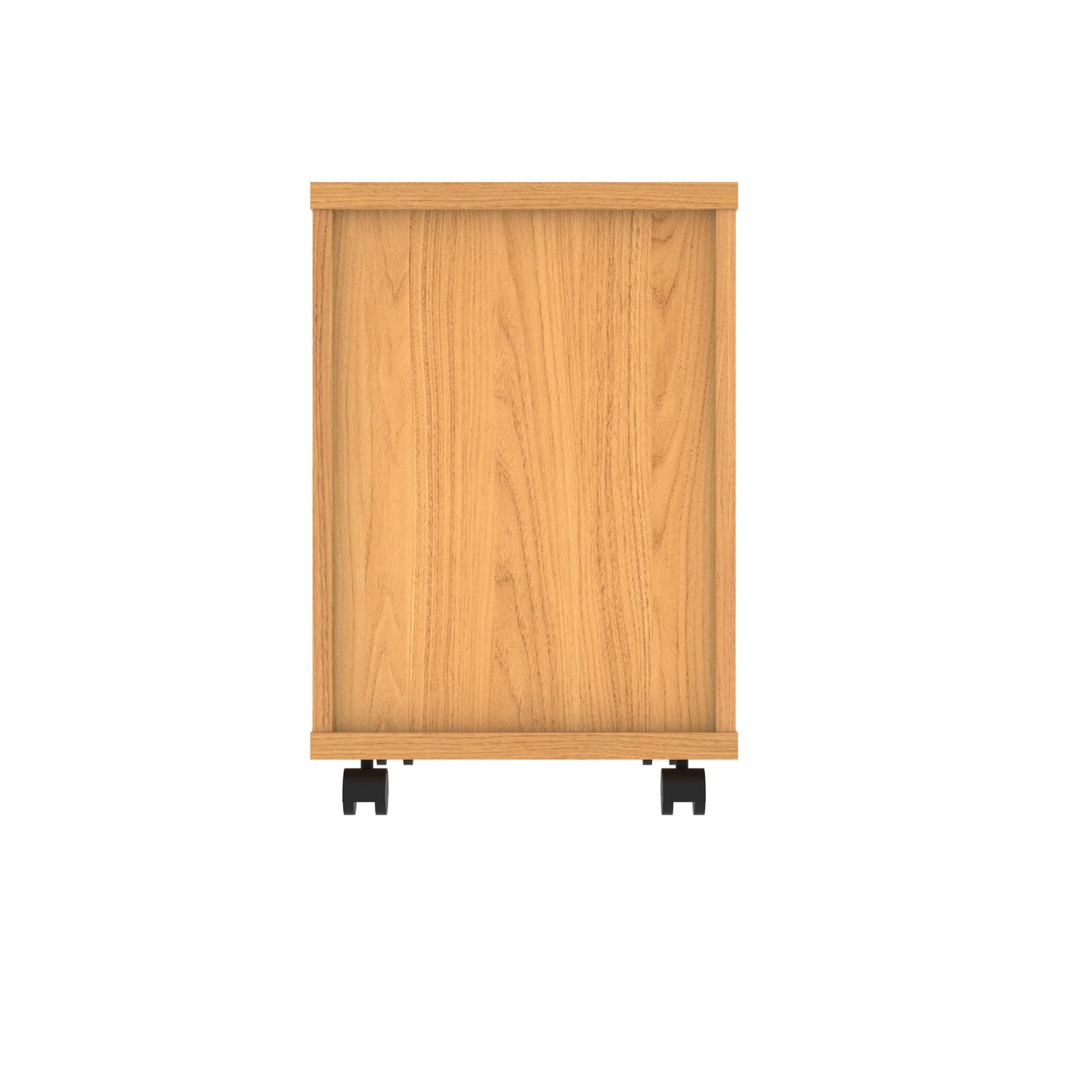 Polaris 3 Drawer Mobile Under Desk Pedestal 404x500x595mm Norwegian Beech KF77883