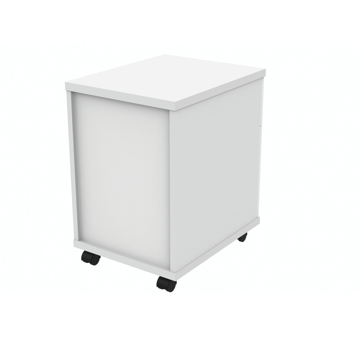 Polaris 2 Drawer Mobile Under Desk Pedestal 404x500x595mm Arctic White KF77886