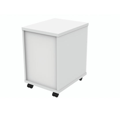 Polaris 2 Drawer Mobile Under Desk Pedestal 404x500x595mm Arctic White KF77886