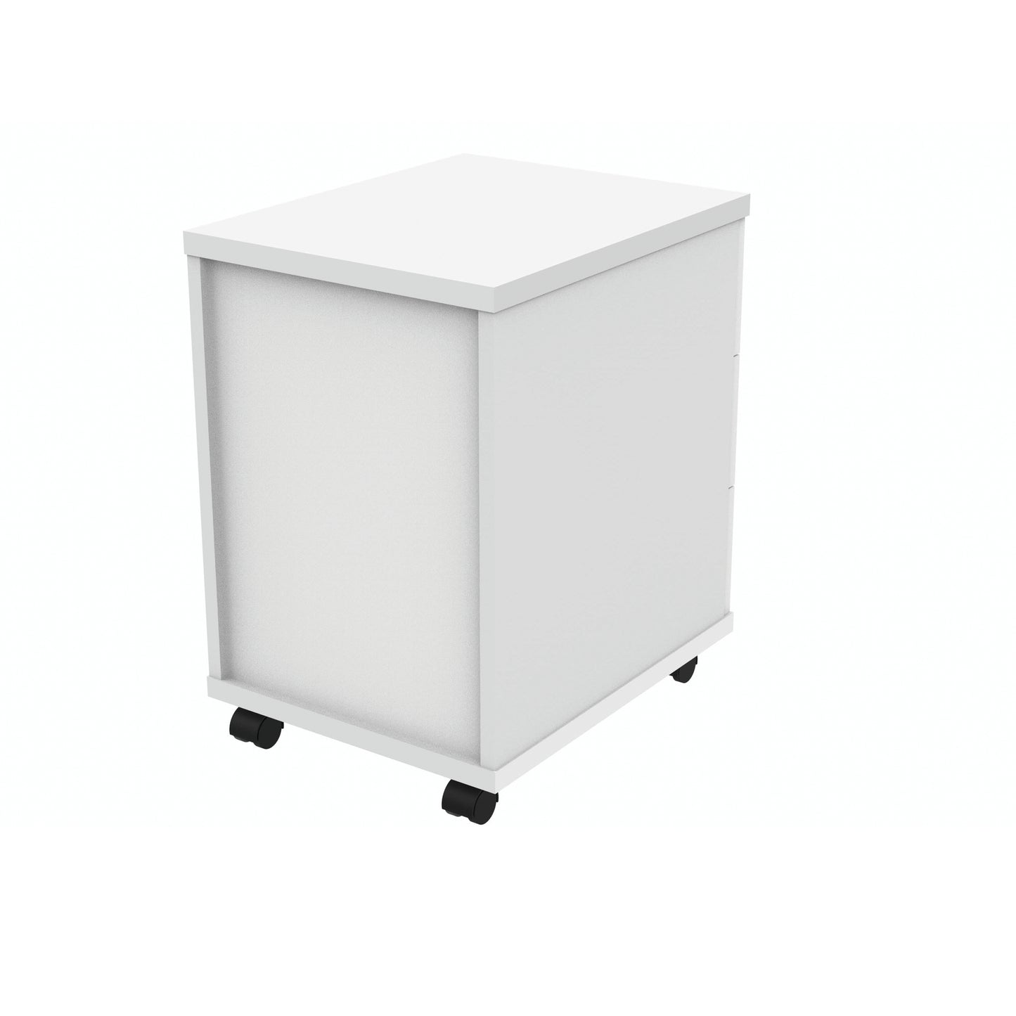 Polaris 3 Drawer Mobile Under Desk Pedestal 404x500x595mm Arctic White KF77887