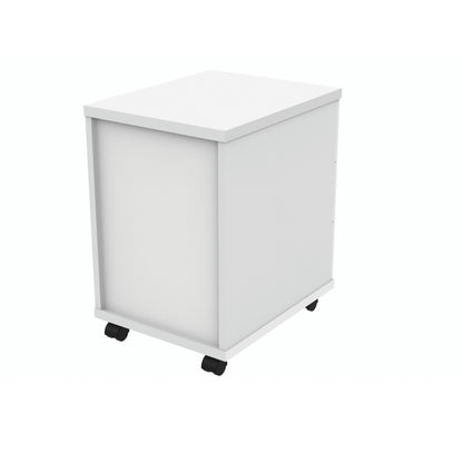 Polaris 3 Drawer Mobile Under Desk Pedestal 404x500x595mm Arctic White KF77887
