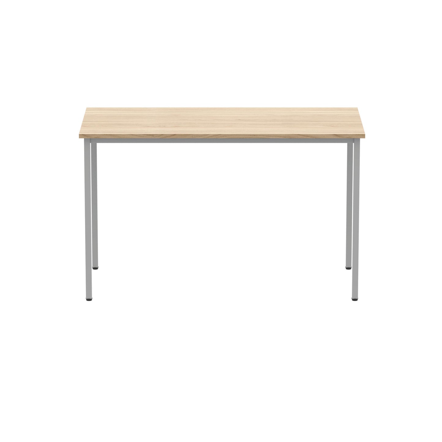 Polaris Rectangular Multipurpose Table 1200x600x730mm Canadian Oak/Silver KF77894