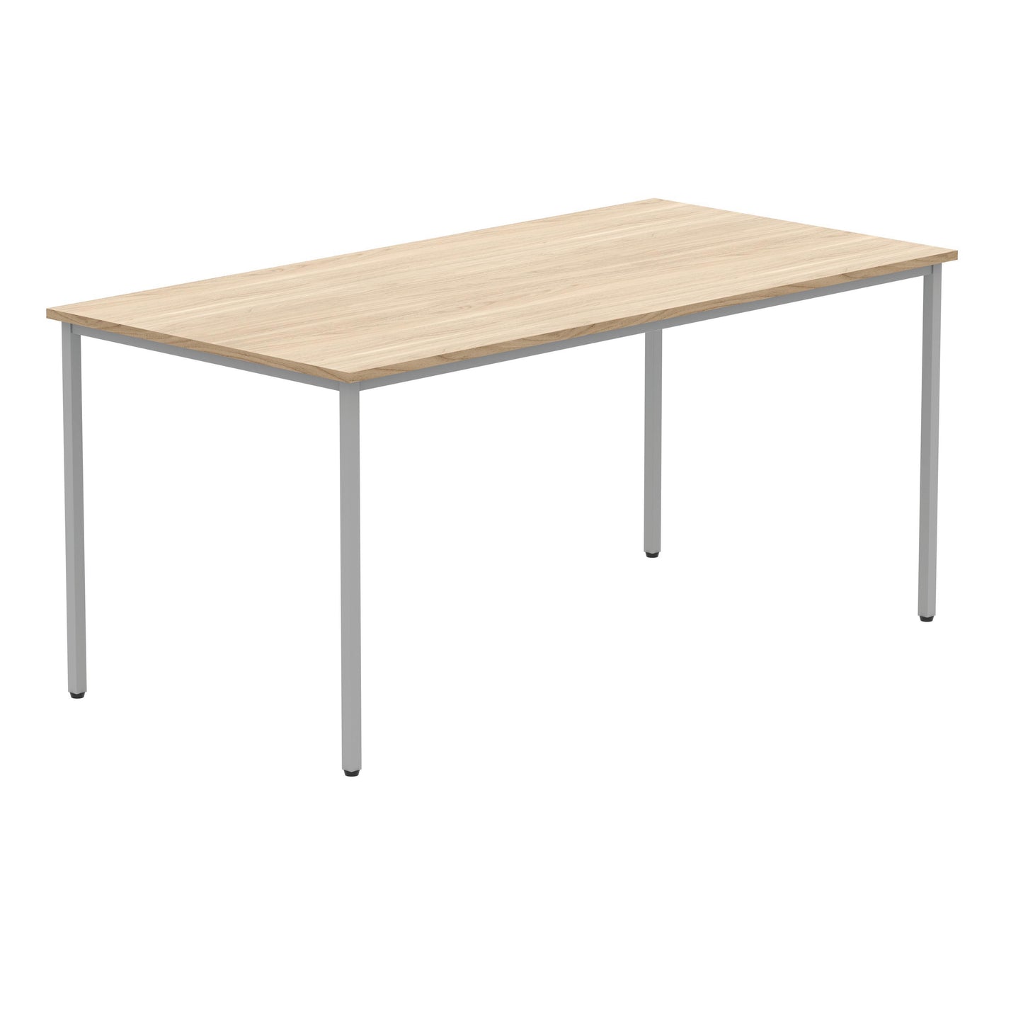 Polaris Rectangular Multipurpose Table 1600x800x730mm Canadian Oak/Silver KF77897