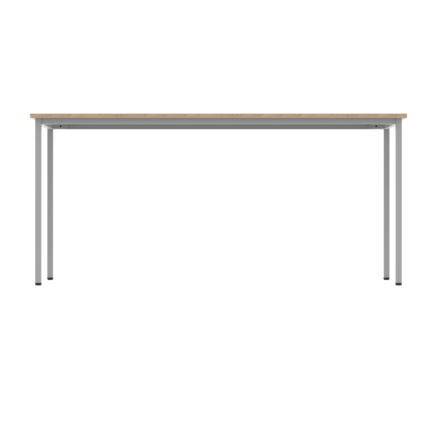 Polaris Rectangular Multipurpose Table 1600x800x730mm Canadian Oak/Silver KF77897