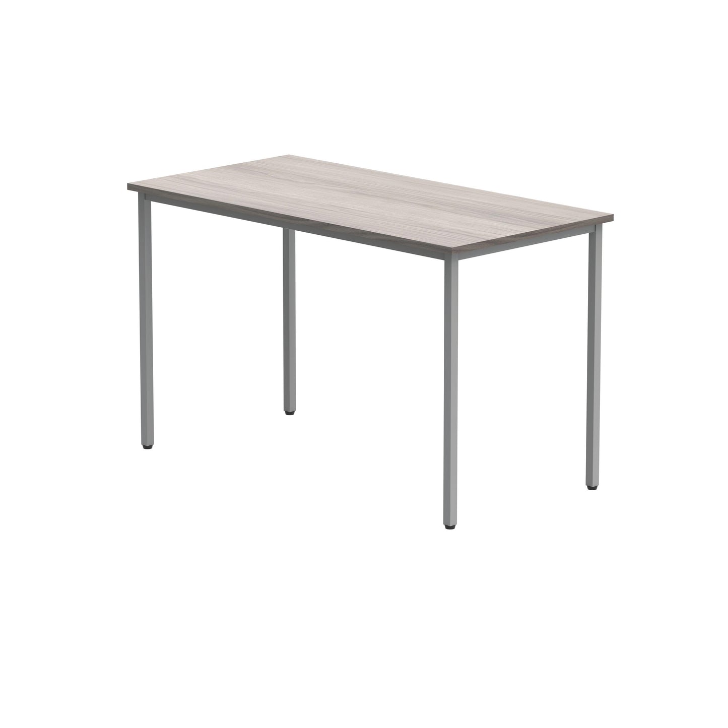 Polaris Rectangular Multipurpose Table 1200x600x730mm Alaskan Grey Oak/Silver KF77902