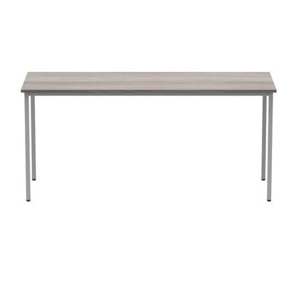 Polaris Rectangular Multipurpose Table 1600x600x730mm Alaskan Grey Oak/Silver KF77903